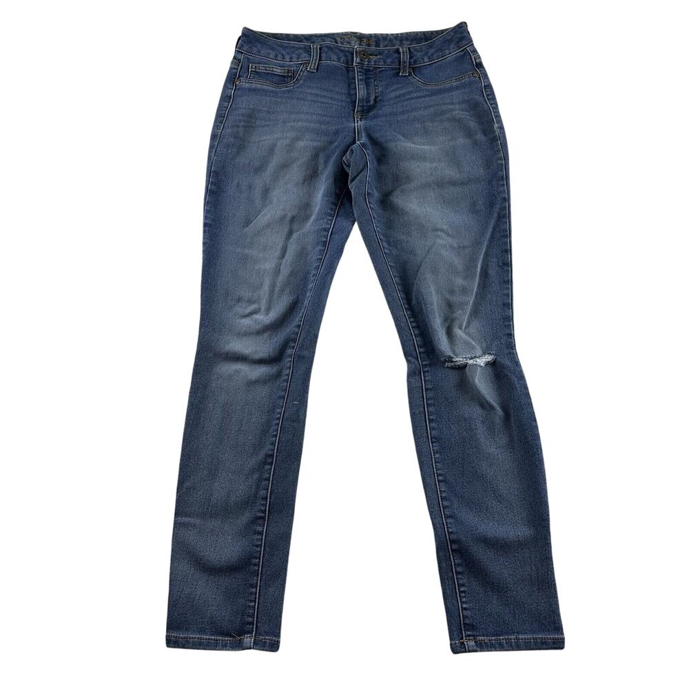 Maurices Women’s Skinny Jegging size M Stretch Mid Rise Distressed Soft Denim - Picture 1 of 14